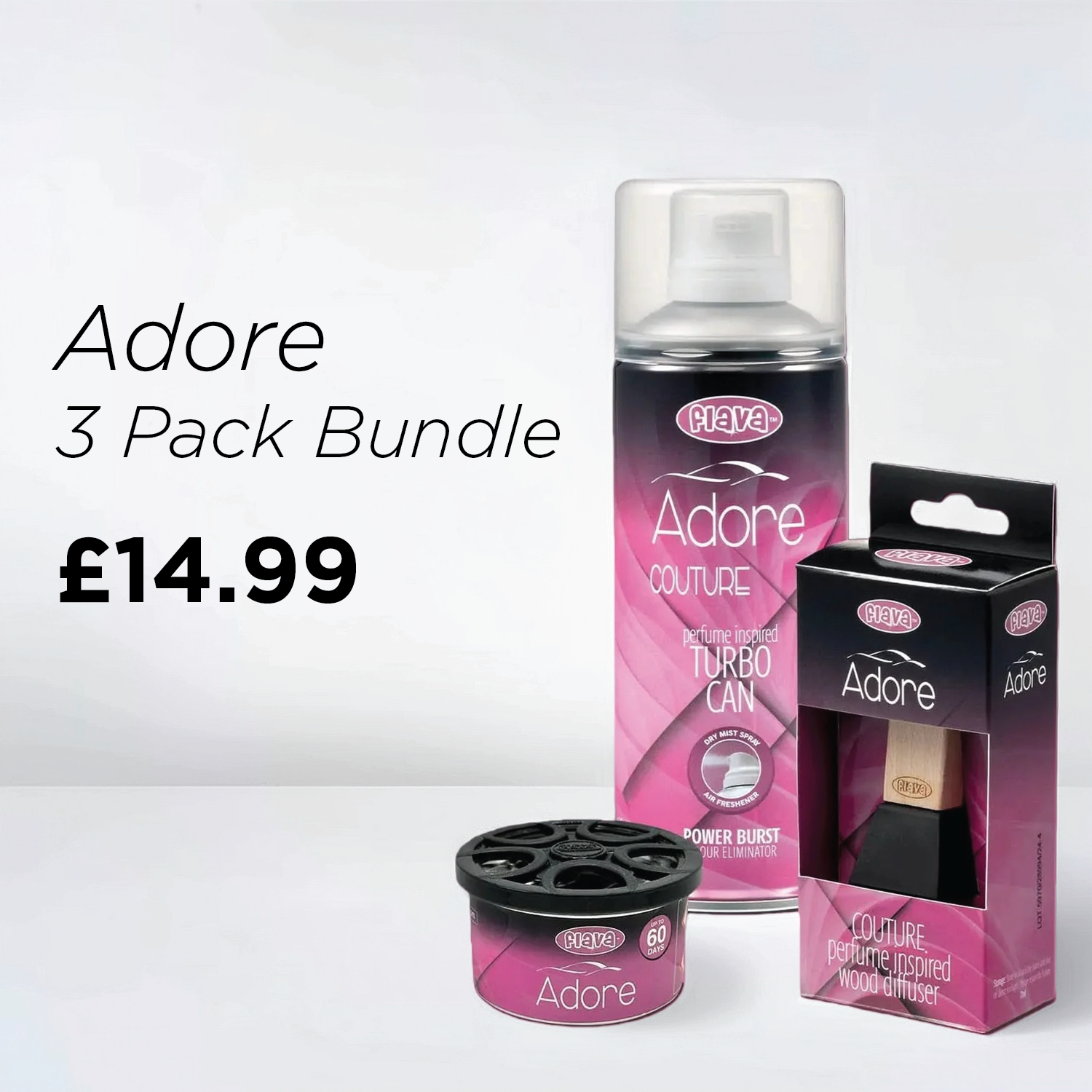 Adore 3 Pack Car Air Freshener Bundle