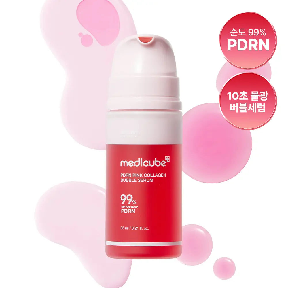 Medicube PDRN Pink Collagen Bubble Serum